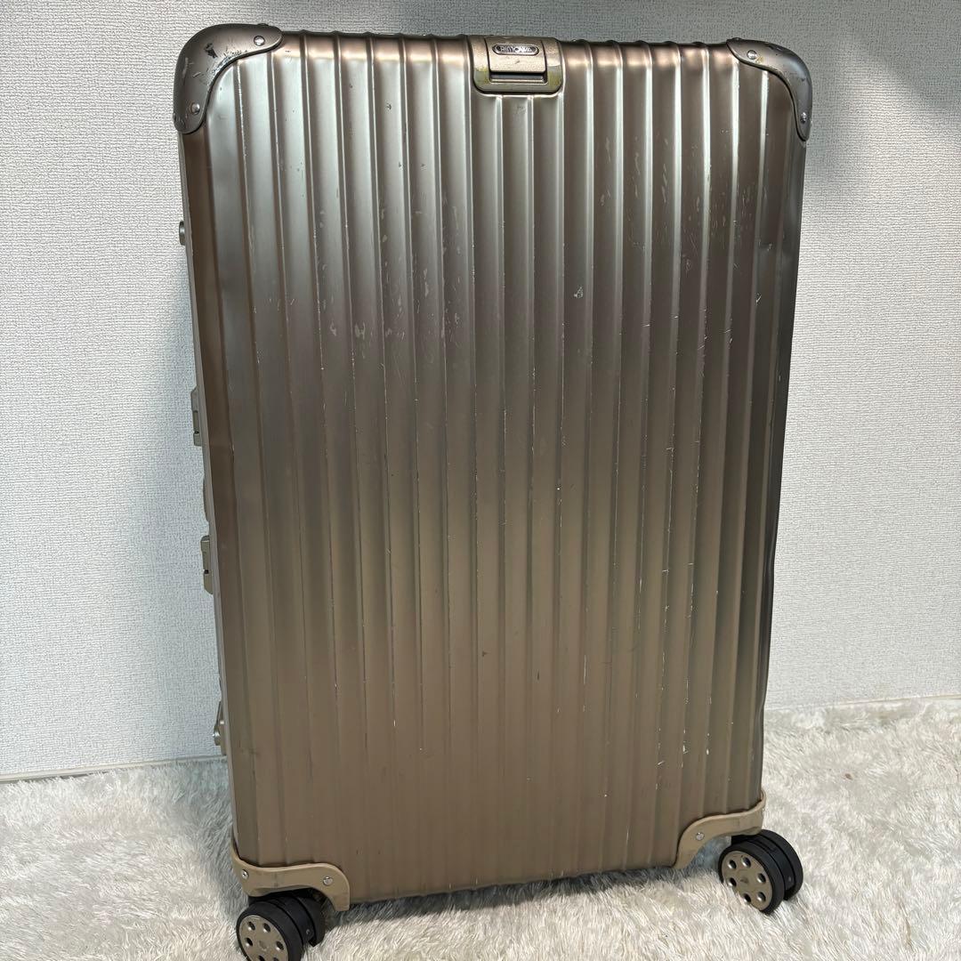 美品✨RIMOWA リモワ トパーズ 4輪　キャリーケース　ゴールド　84L