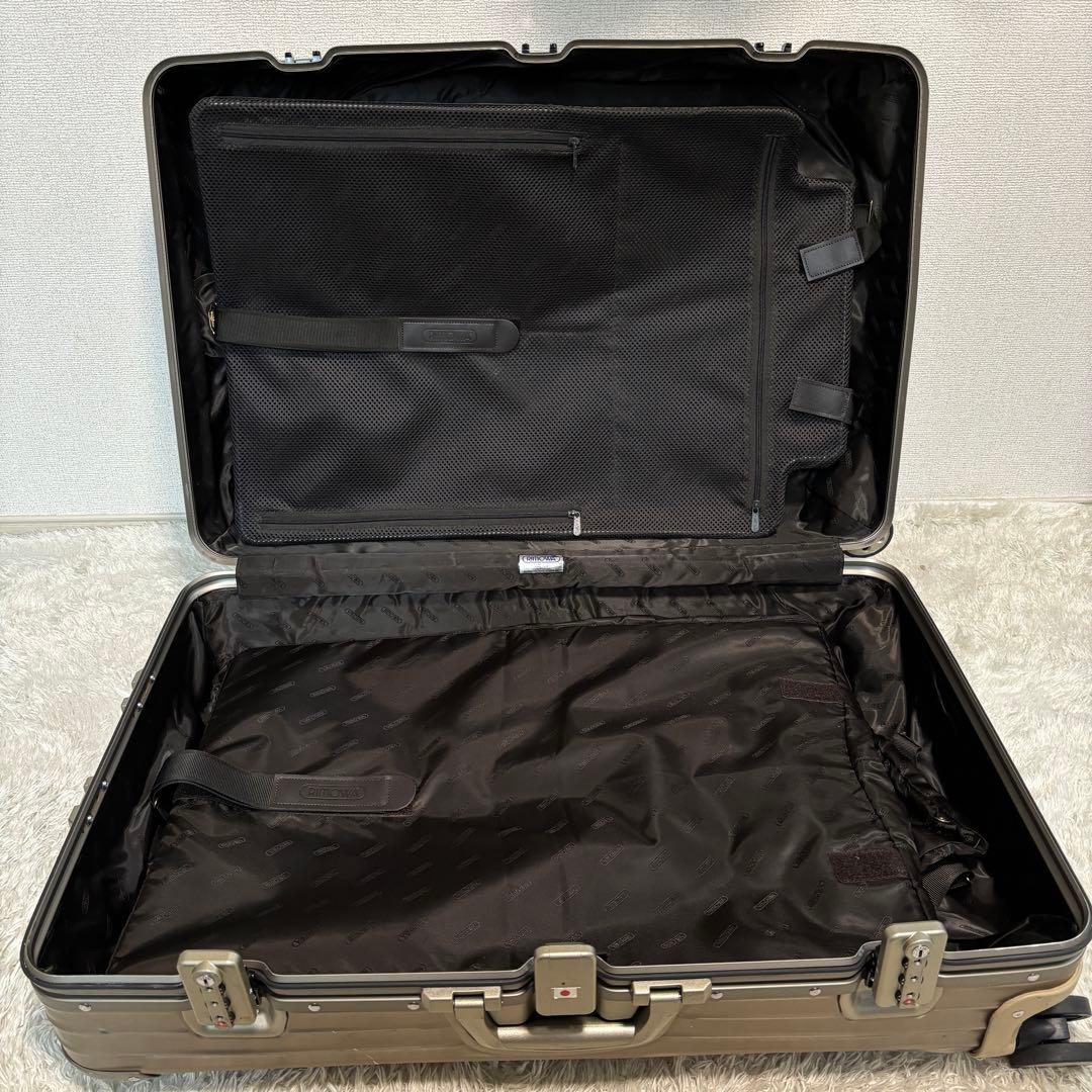 美品✨RIMOWA リモワ トパーズ 4輪　キャリーケース　ゴールド　84L