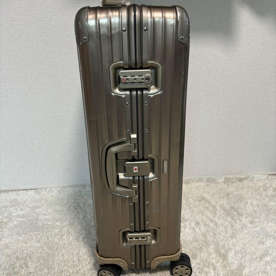 美品✨RIMOWA リモワ トパーズ 4輪　キャリーケース　ゴールド　84L
