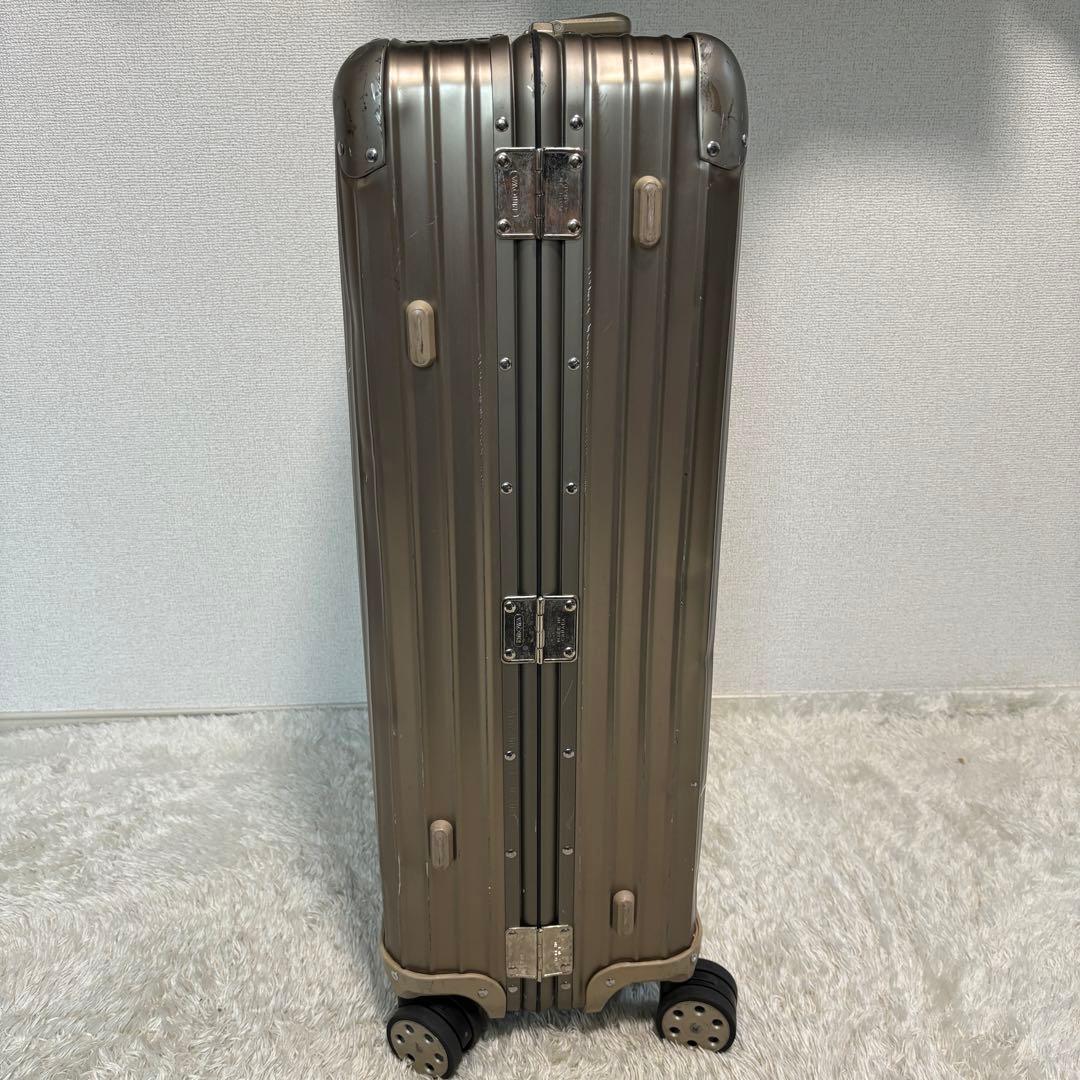 美品✨RIMOWA リモワ トパーズ 4輪　キャリーケース　ゴールド　84L