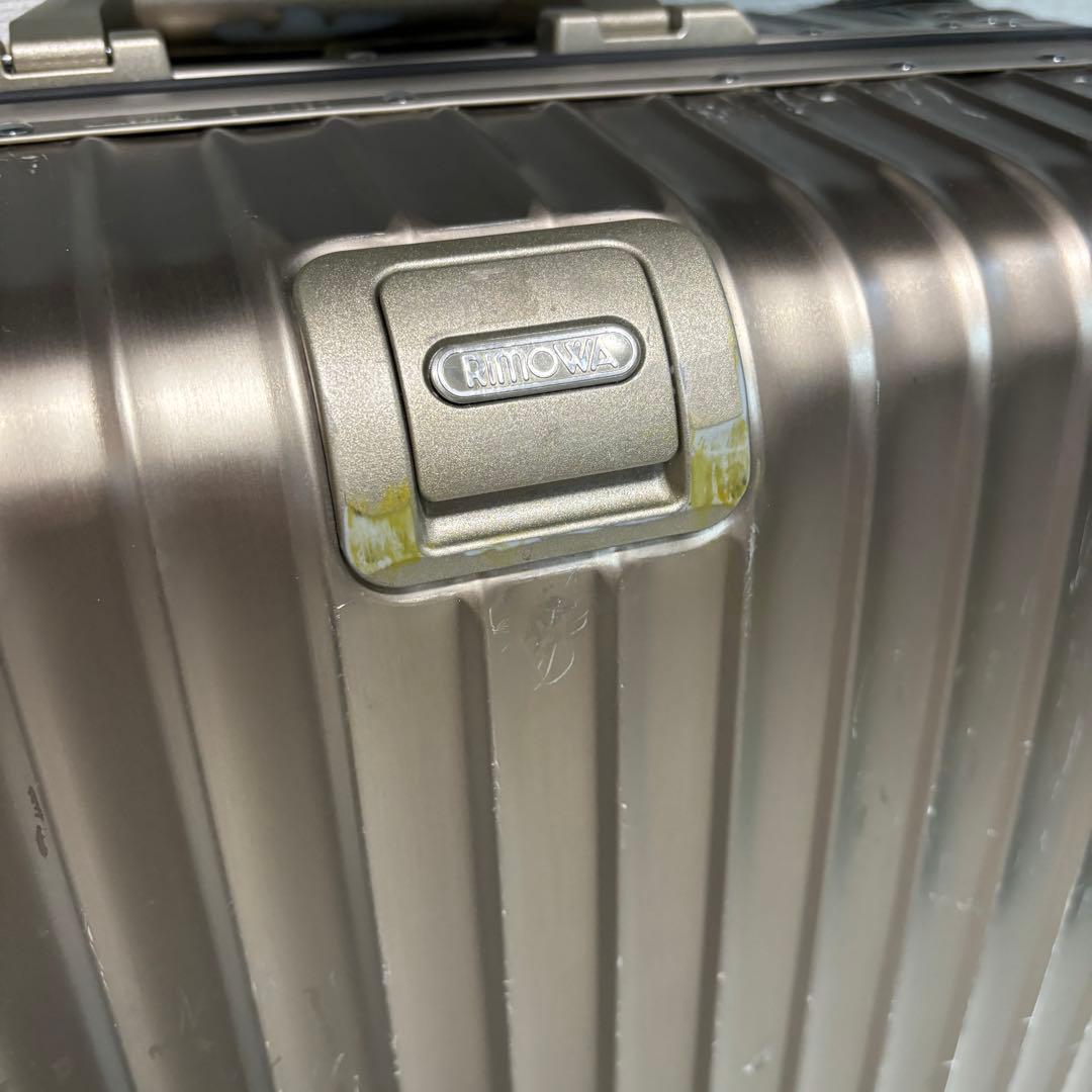 美品✨RIMOWA リモワ トパーズ 4輪　キャリーケース　ゴールド　84L
