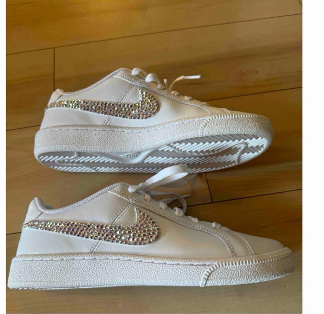 Nike キラキラ　ホワイト　スニーカー