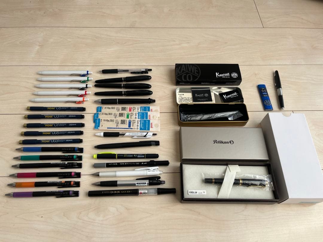 【総額約62,000円分】ペリカン、カヴェコ他ボールペン、シャーペンまとめ