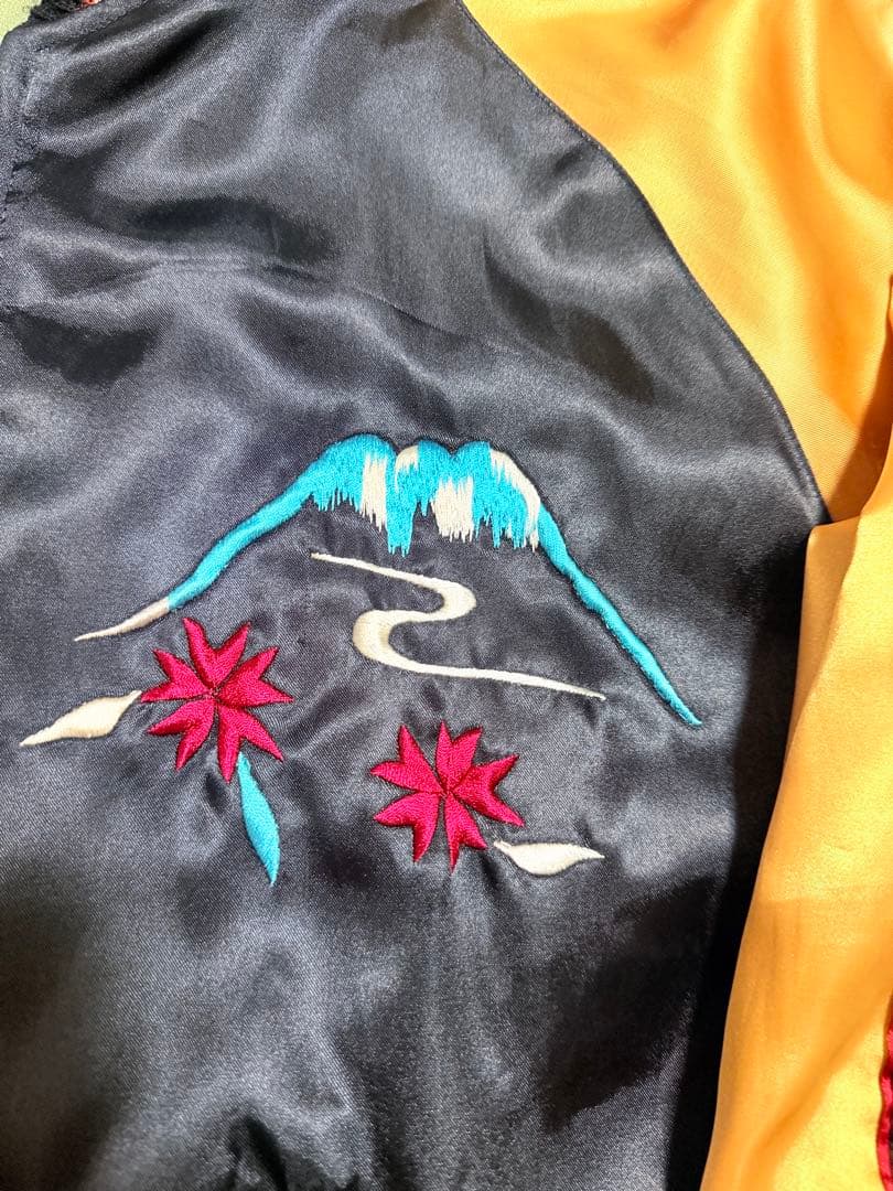 ２面用 テーラー東洋 桜 USA 日本限定 スカジャン vintage サテン