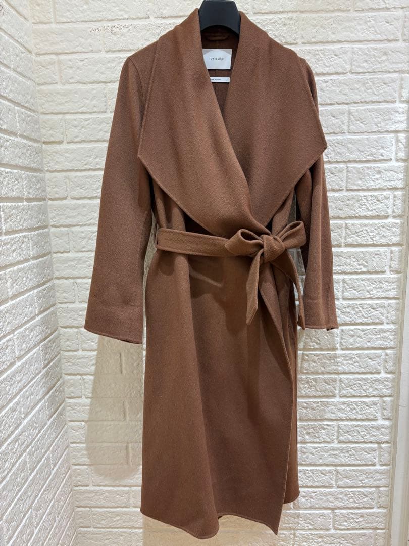 IVY &OAK アイビーオーク ウールガウンコート キャメル