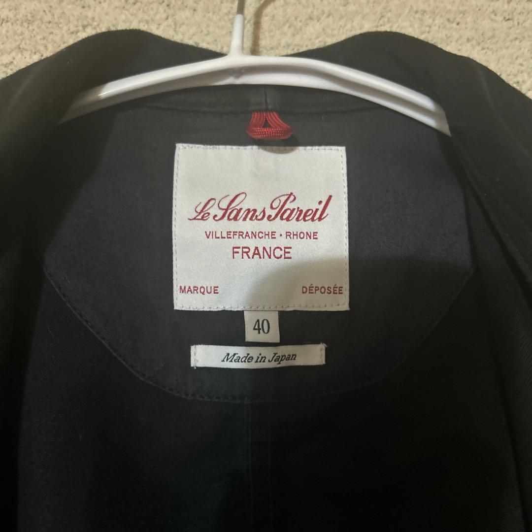 ルサンパレイユ le sans pareil モールスキンジャケット 日本製40