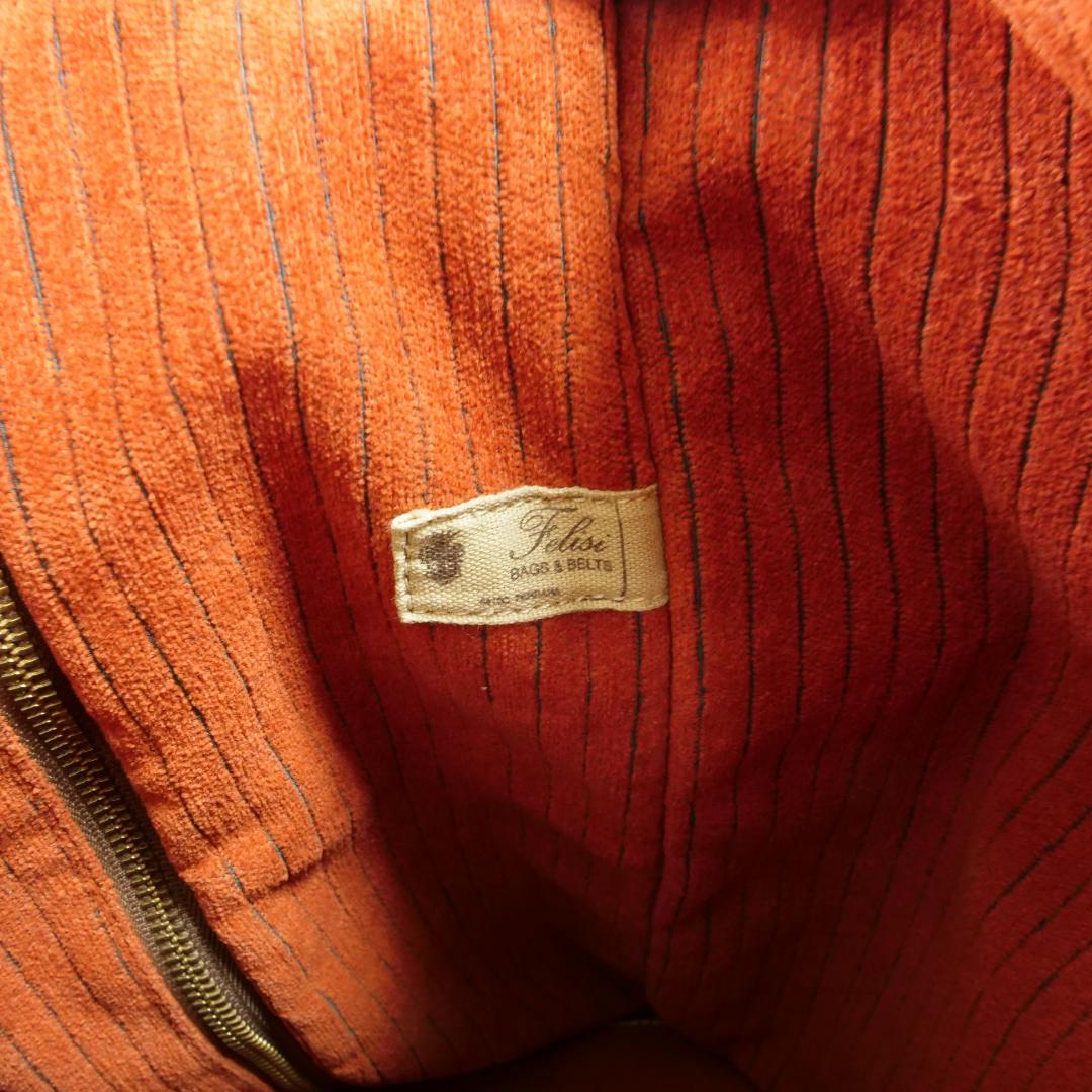 美品✨フェリージ 03-44 トートバッグ 2way ナイロン×レザー A4可