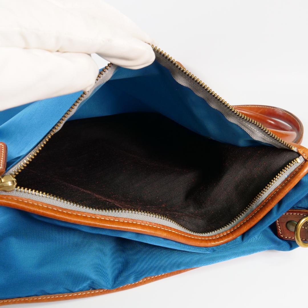 美品✨フェリージ 03-44 トートバッグ 2way ナイロン×レザー A4可