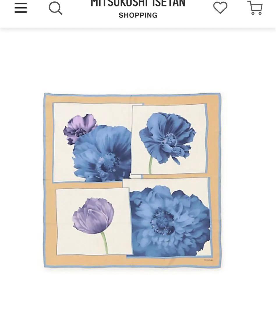 TOMORROWLAND 大判シルクスカーフ　新品未使用　※難あり