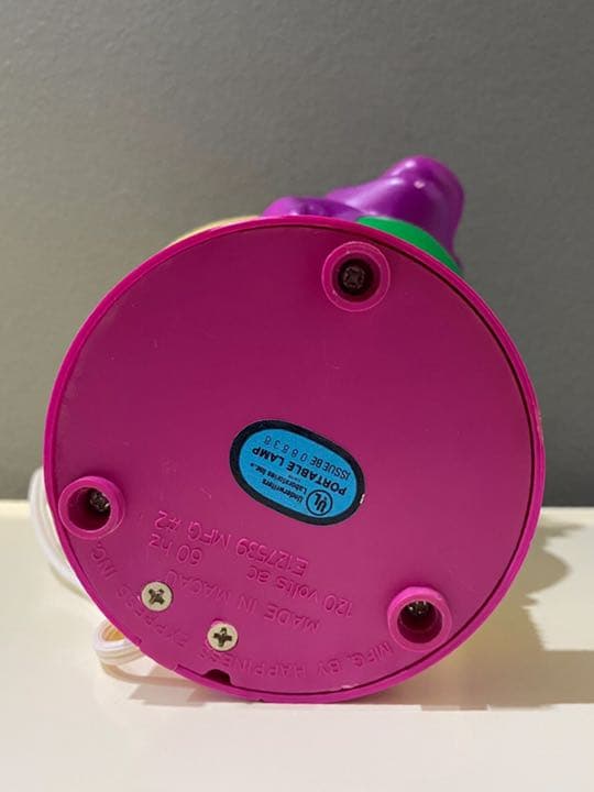 ビンテージ 90s Barney バーニー 卓上 ライト 置物 人形 フィギュア