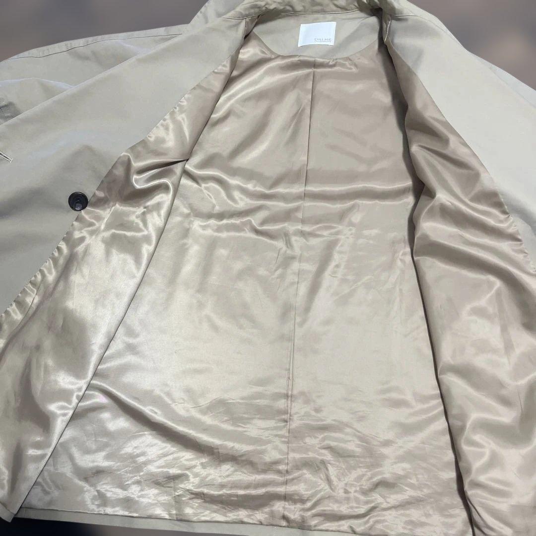 コラージュガリャルダガランテベージュ オーバーダブルブレスト トレンチコート