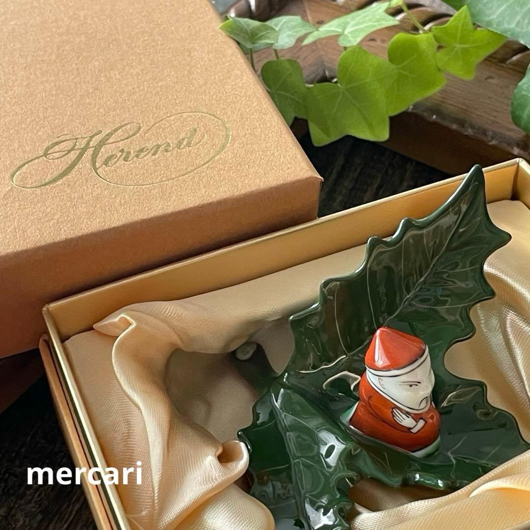 HEREND ヘレンド Xmasファンシースタンド サンタマンダリン　②