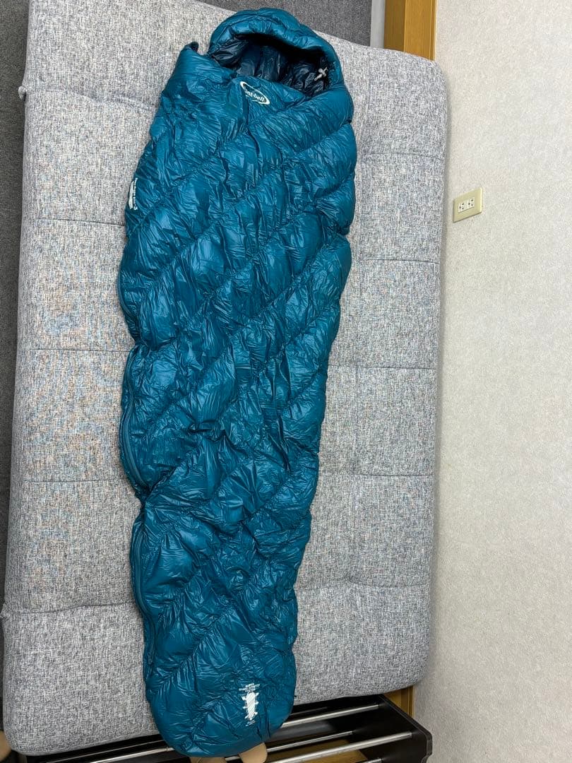 モンベル800FP ダウンハガー800 #3 R/ZIPシュラフ　グリーン