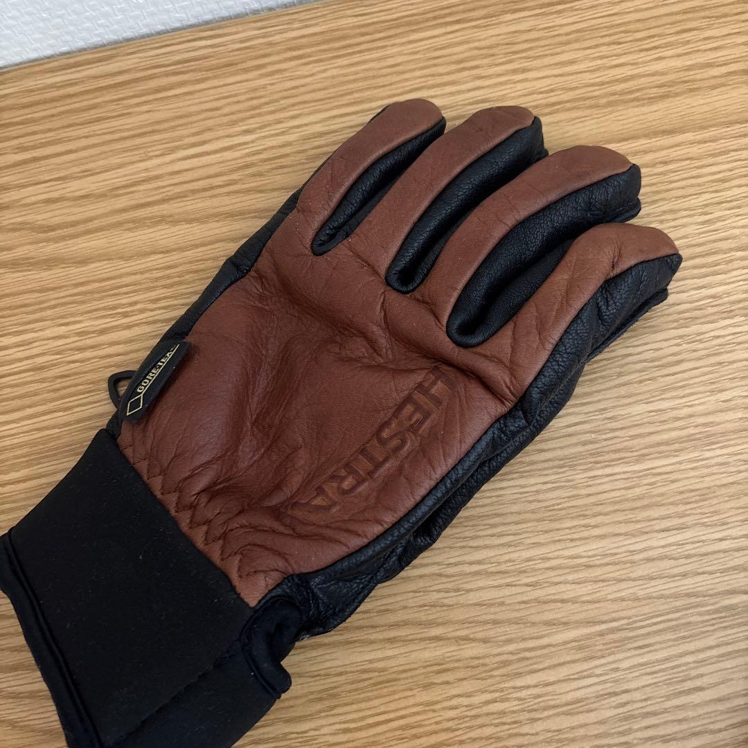 Hestra レザーグローブ サイズ８ブラウン