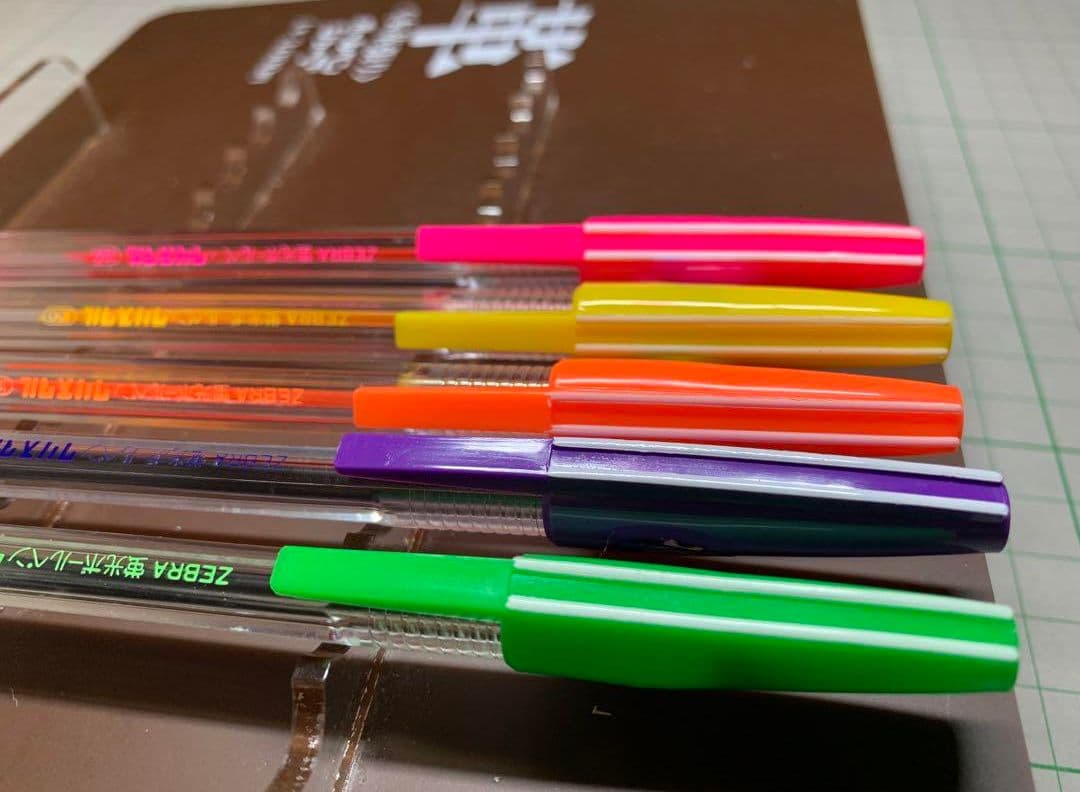 4S01 ゼブラ　蛍光ボールペン　クリスタル　50本