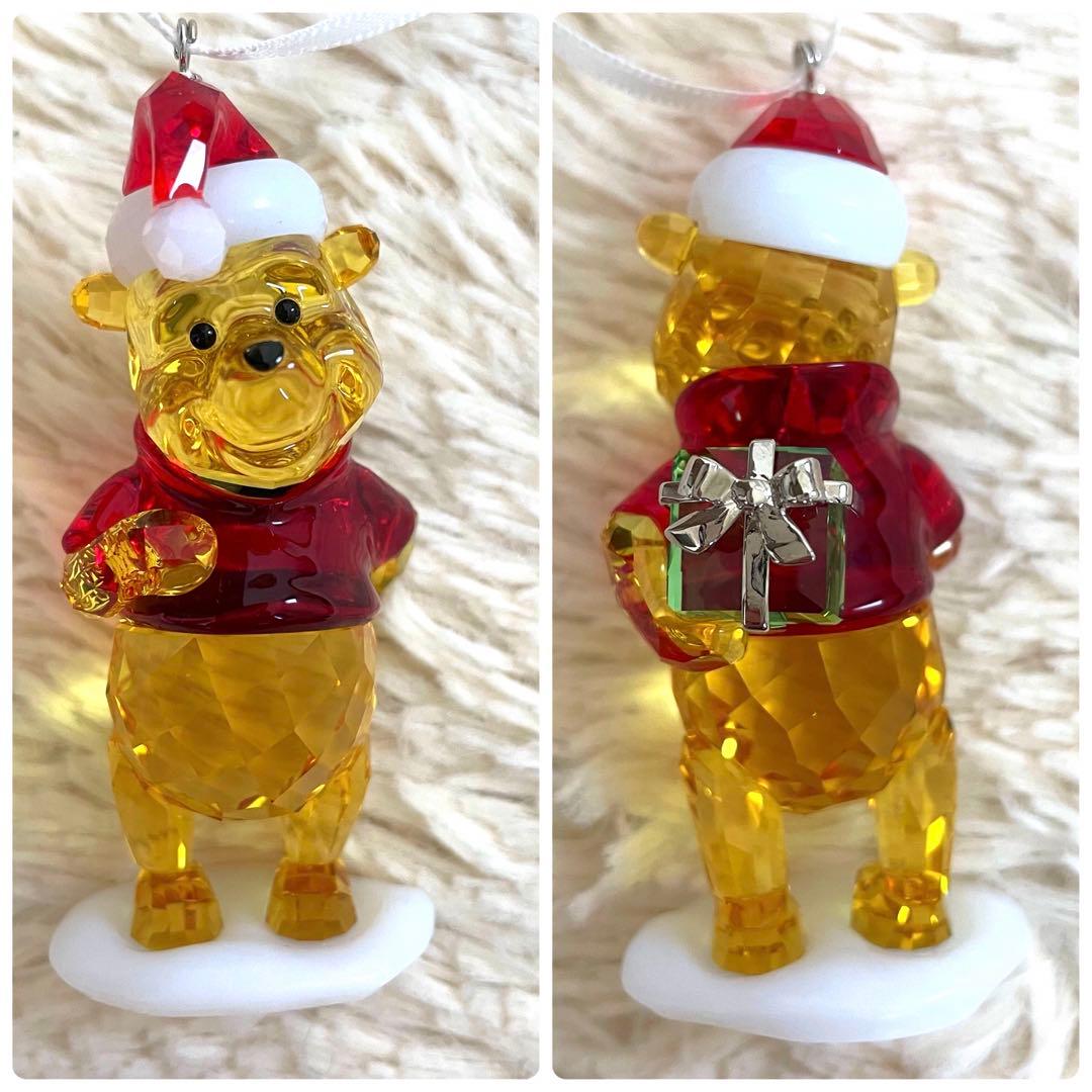 希少極美品　スワロフスキー くまのプーさん クリスマスオーナメント ディズニー