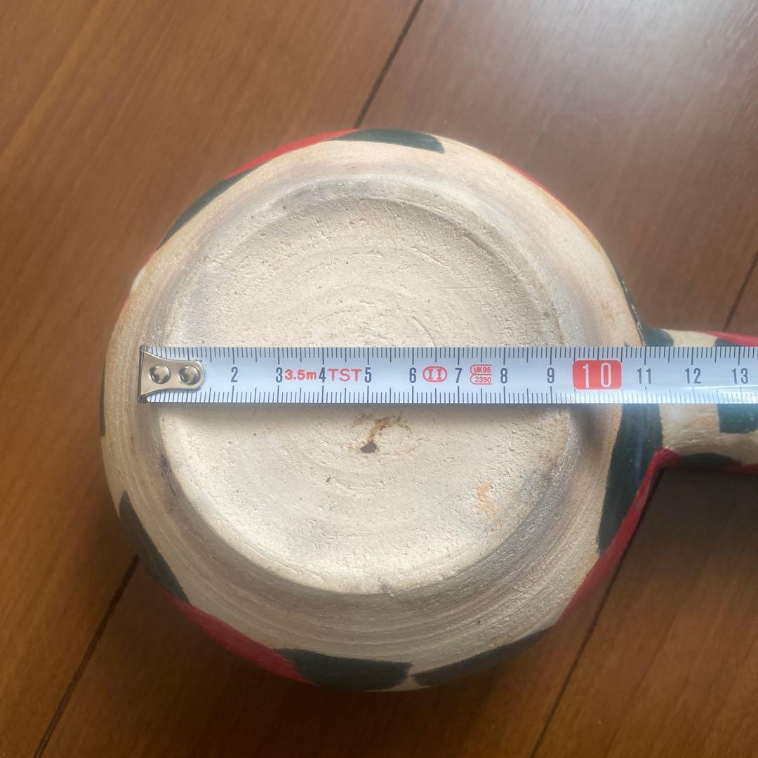 岡美希 さん　土鍋　片手鍋　ミルクパン　椿　花柄　陶芸　陶器