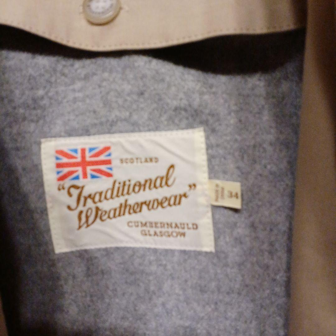 Traditional Weatherwear ベージュトレンチコート 34