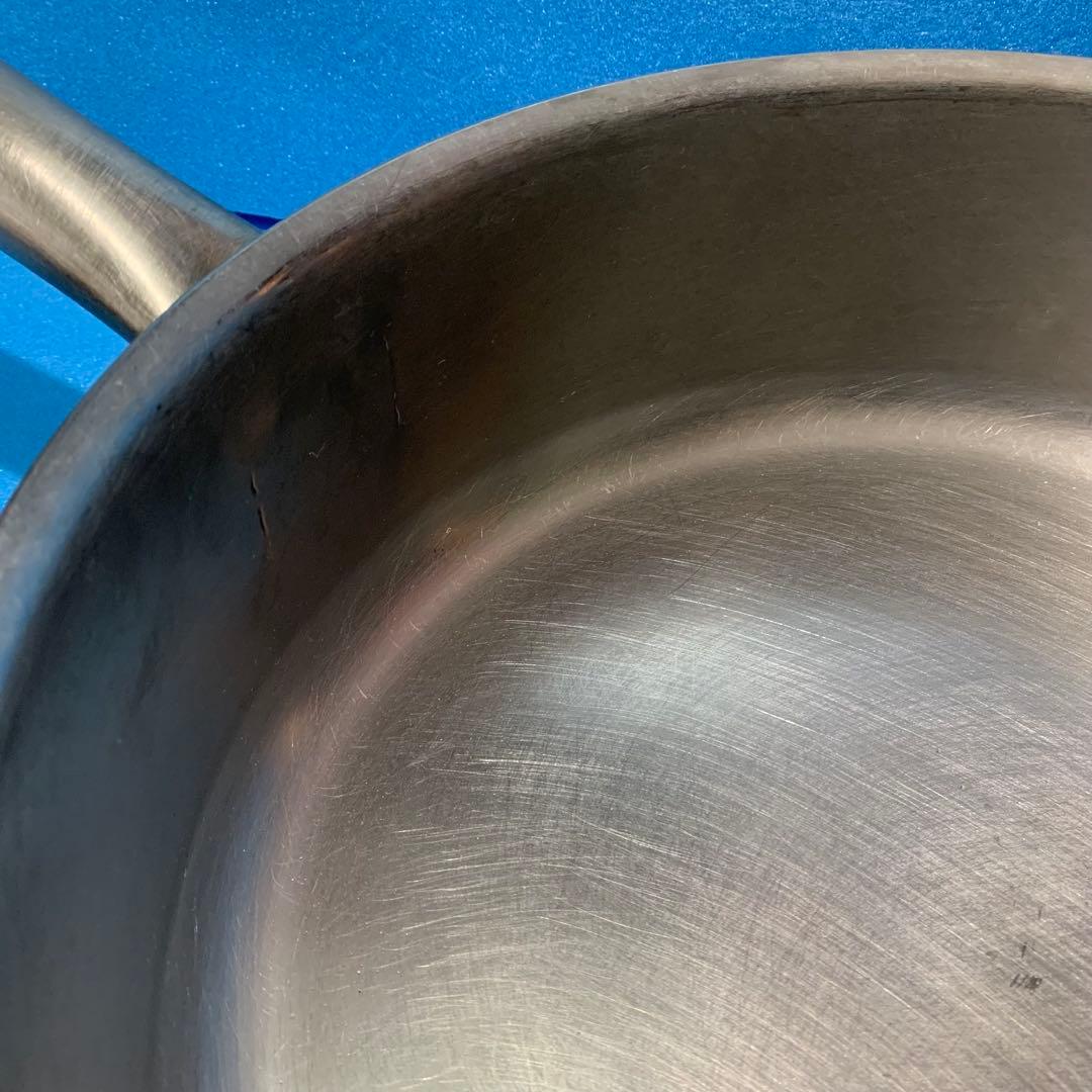 ①EBM モリブデンジ２ 30cm ステンレス フライパン 片手鍋