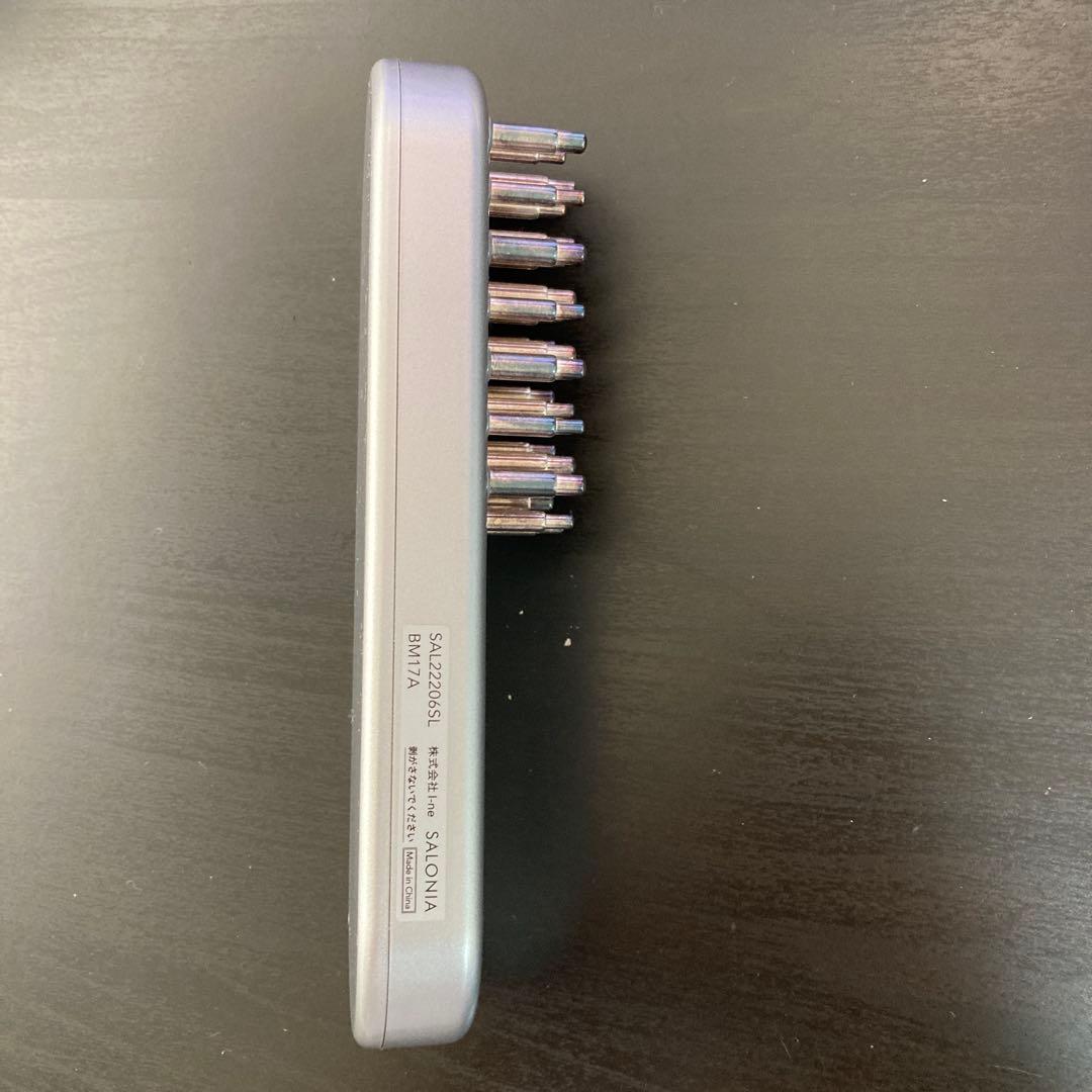 SALONIA EMS リフトブラシ シルバー サロニア