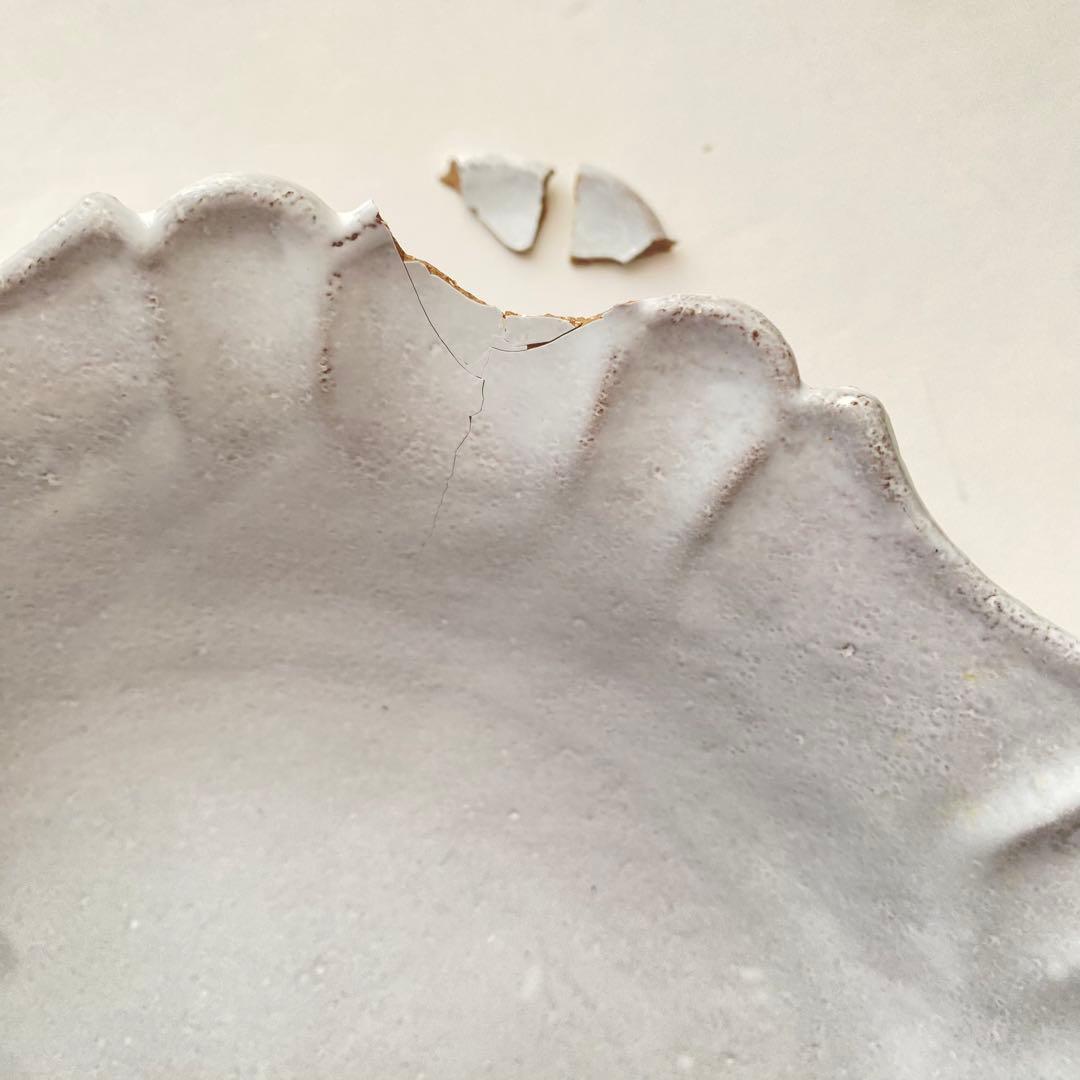 【金継ぎに】【おまけ付】Astierアスティエ/victor深皿プレート