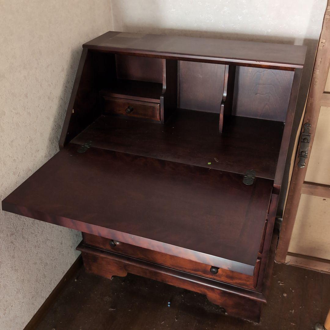 ビューロー　ライティングデスク　チェスト