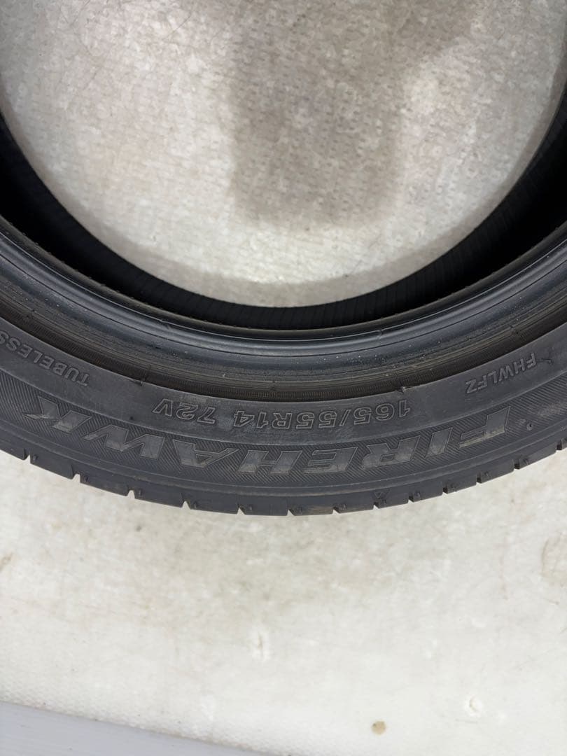 富山から☆Firestone 165/55R14 2016年製　バリ山