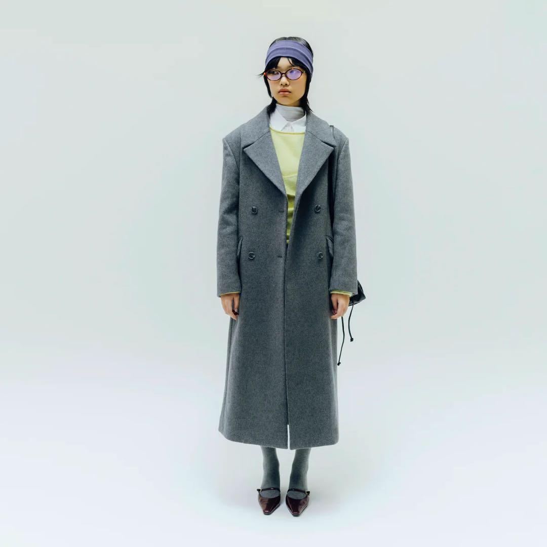 searoomlynn 2FACE Woolダブルロングコート