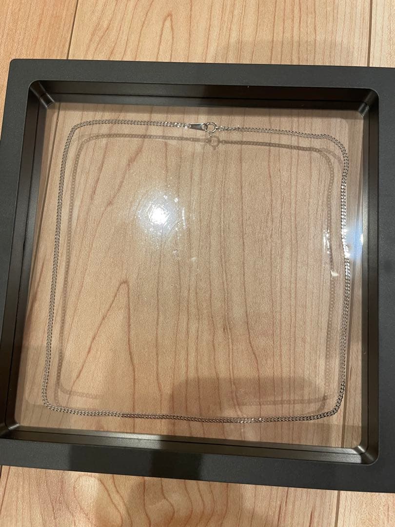 プラチナネックレス　pt850 10.00g　喜平　2面　50センチ　2ミリ幅