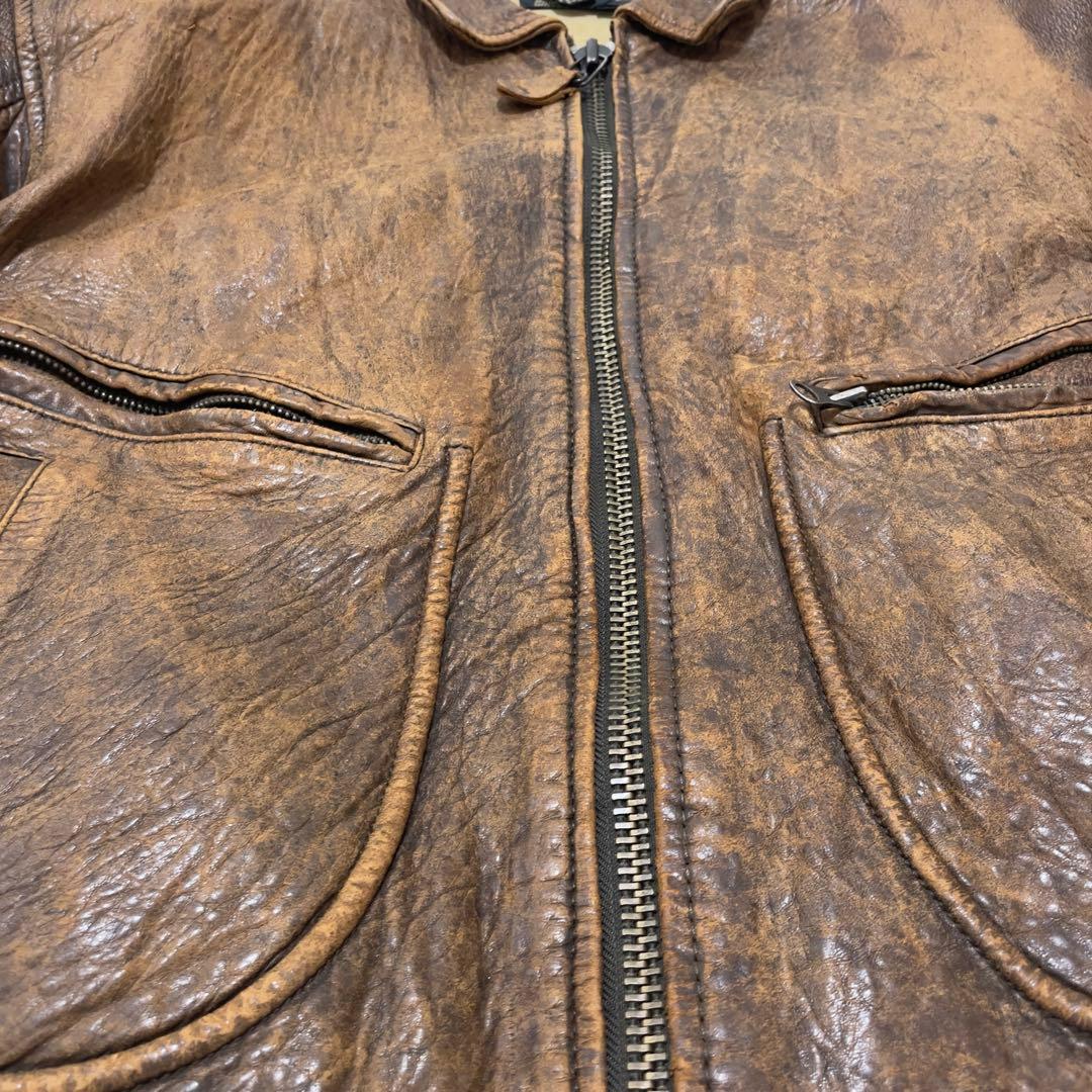 激レア AVIREX レザーフライトジャケットタイプG2 XL