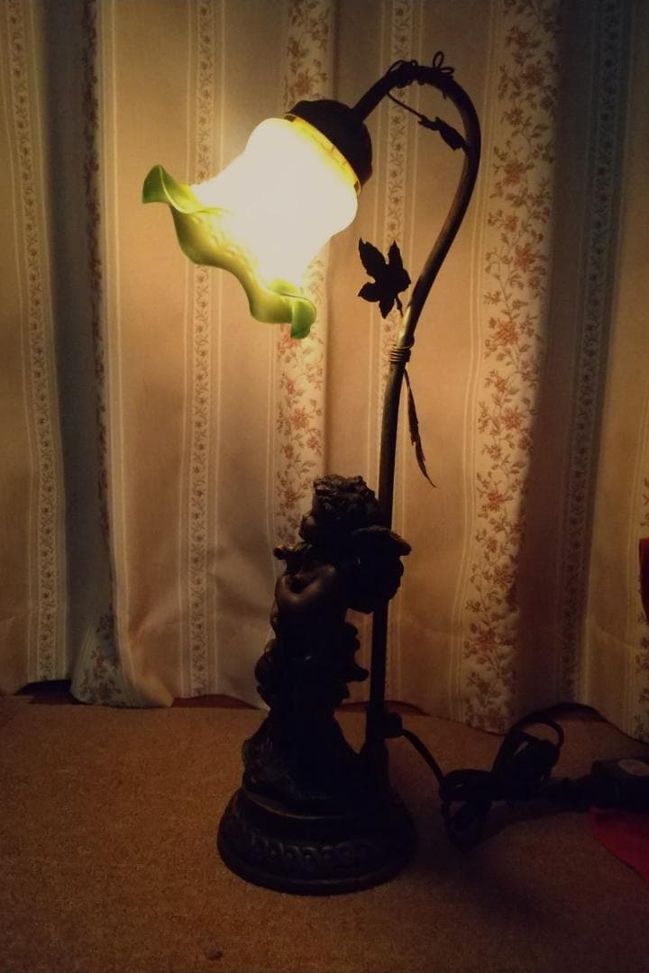天使のランプ スズラン型 フロアスタンド テーブルランプ ヴィンテージ