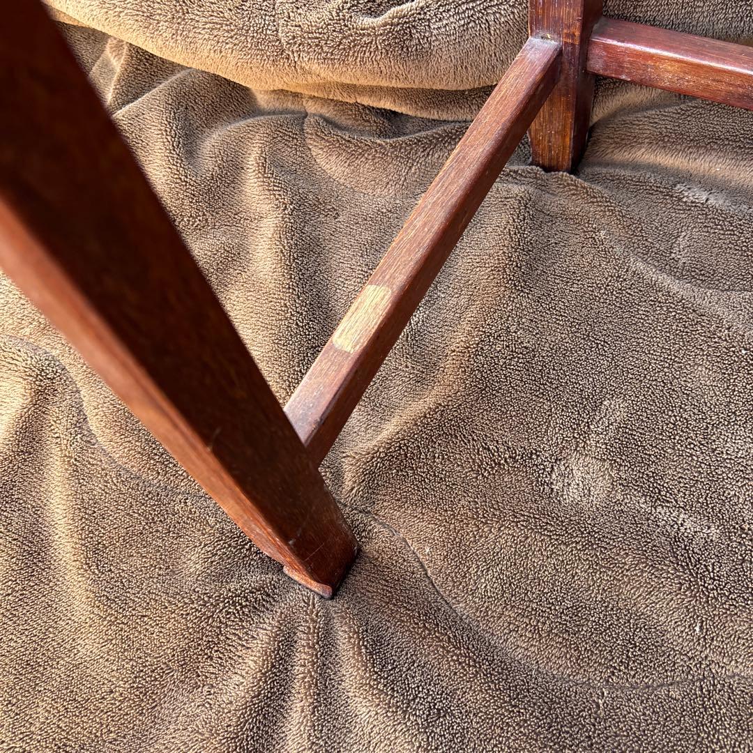 サイドテーブル3点セット　花台　花梨　螺鈿細工？