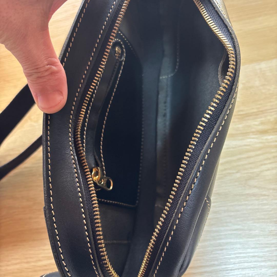 ポルコロッソ　スクエアクロスボディバッグ・ウエストポーチ　美品