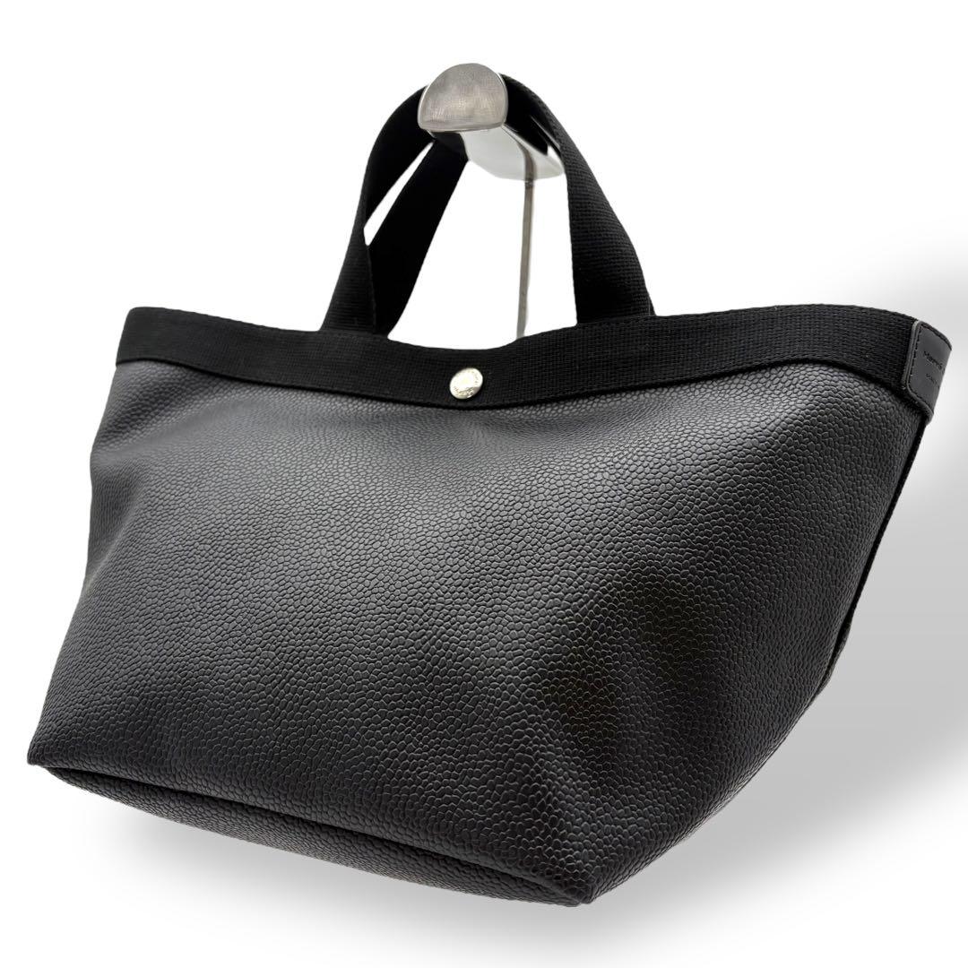 専用 エルベシャプリエ トートバッグ ハンドバッグ 707GPレザー ブラック