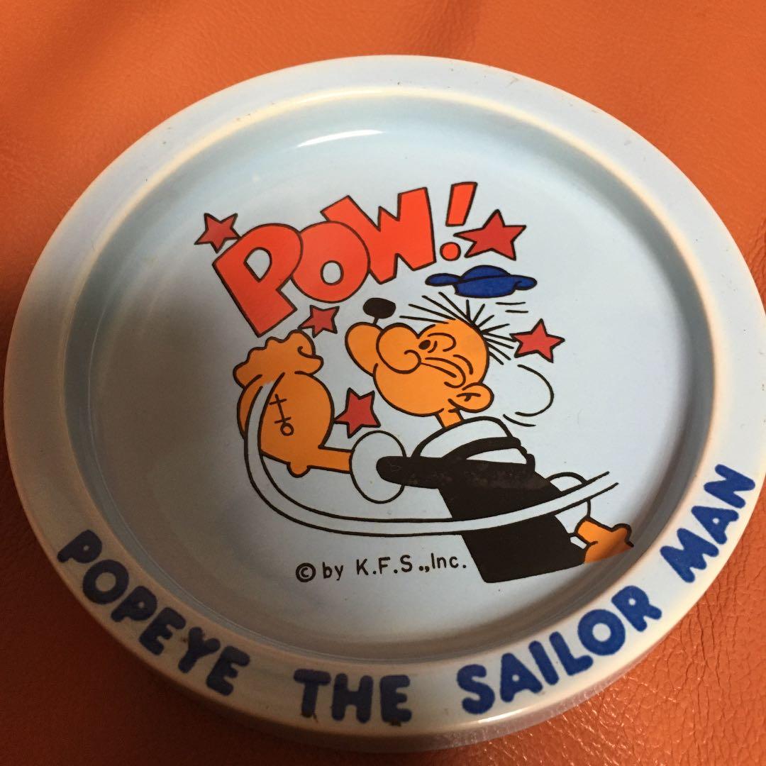 恐らく60年以上前のポパイの灰皿です。