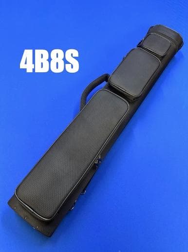 り*う様 ビリヤード　キューケース　4バット 8シャフト　送料無料　ブラック