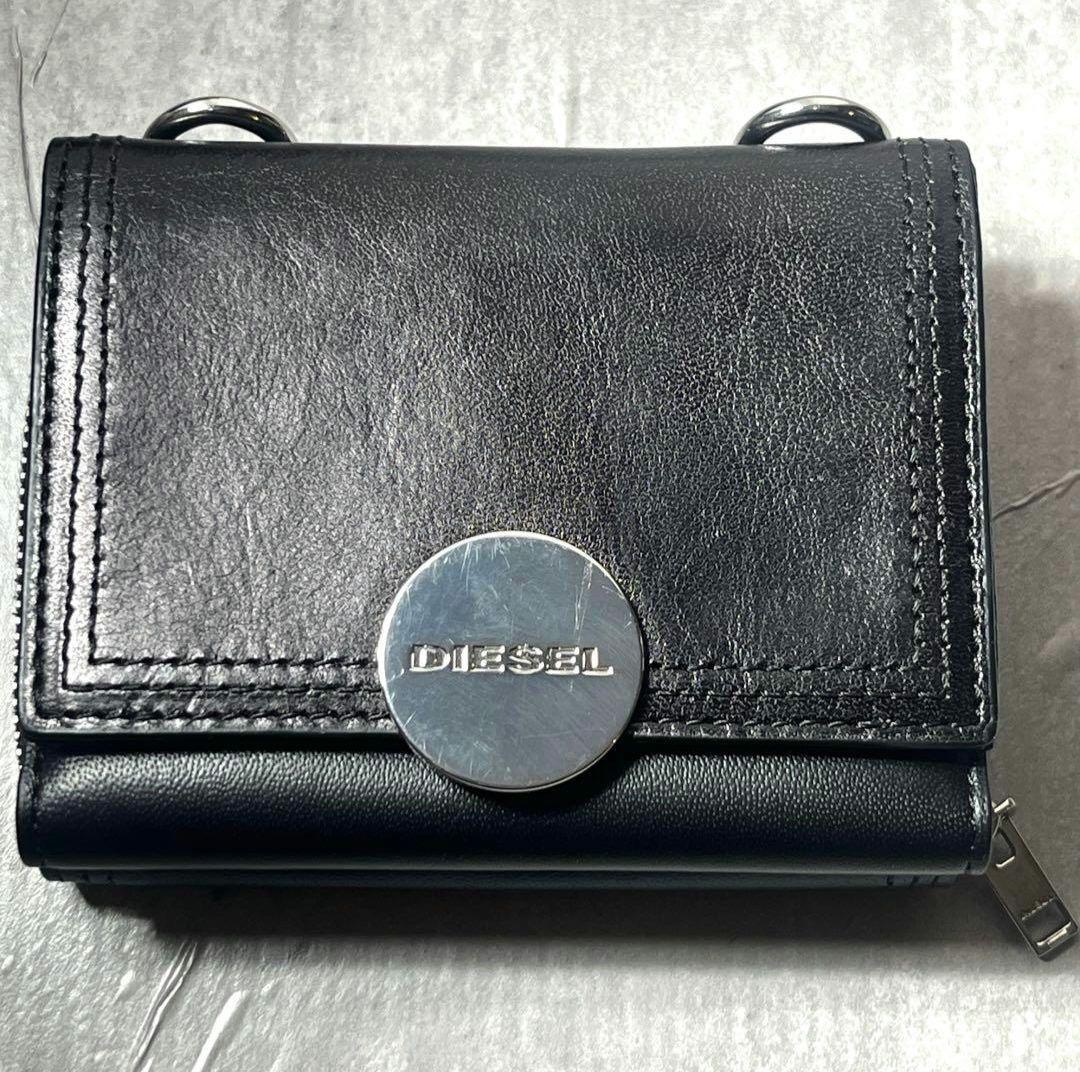 小物 diesel leather wallet 2way shoulder bag