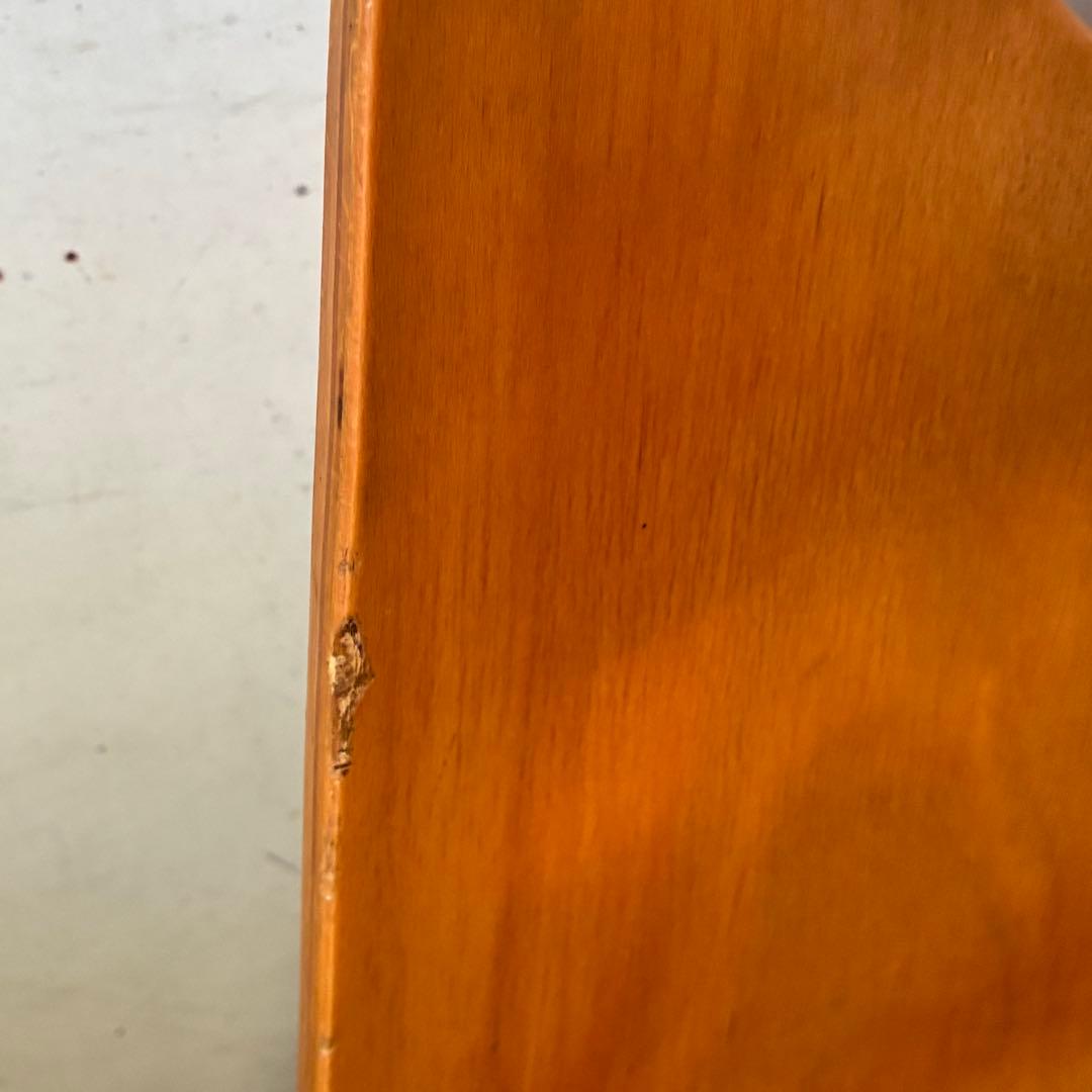 2脚セット ヴィンテージ プライウッド スタッキングチェア ①