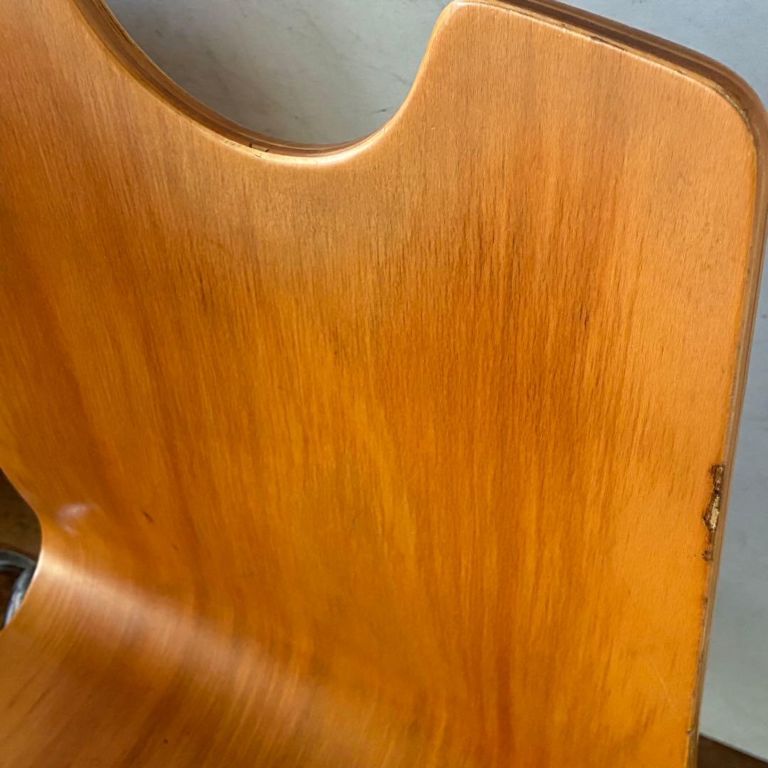 2脚セット ヴィンテージ プライウッド スタッキングチェア ①