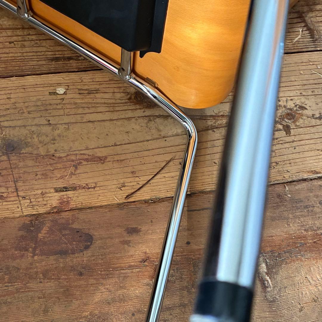 2脚セット ヴィンテージ プライウッド スタッキングチェア ①