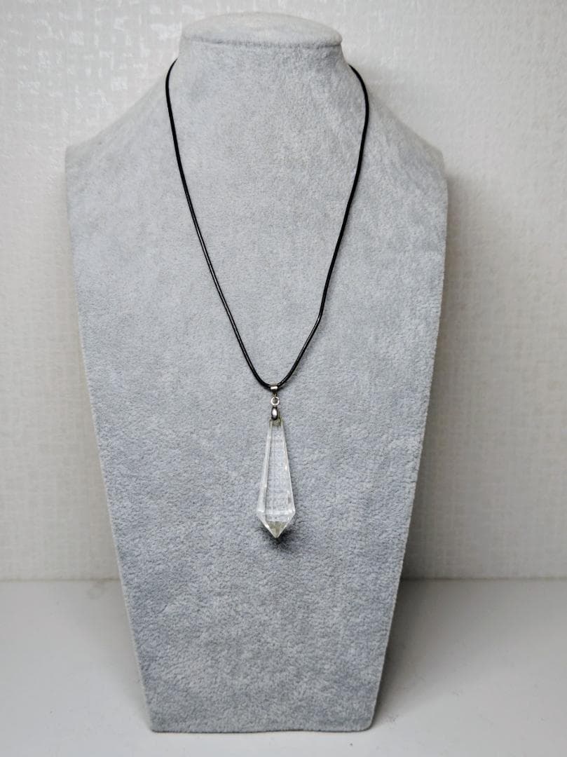 S-71 水晶 ネックレス アクセサリー クォーツ 原石 自然石 誕生石 宝石