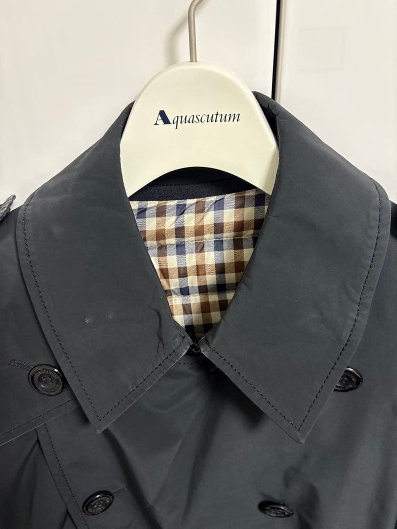 TATRAS × AQUASCUTUM ダウンライナー付きトレンチコート