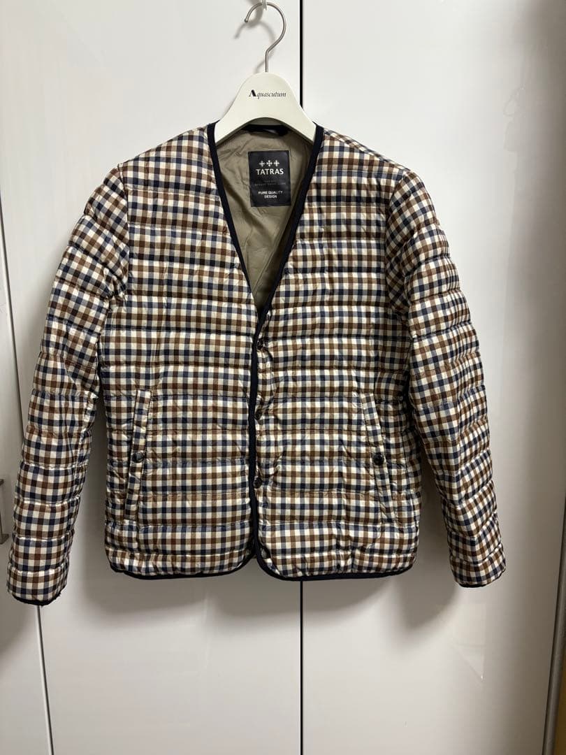 TATRAS × AQUASCUTUM ダウンライナー付きトレンチコート