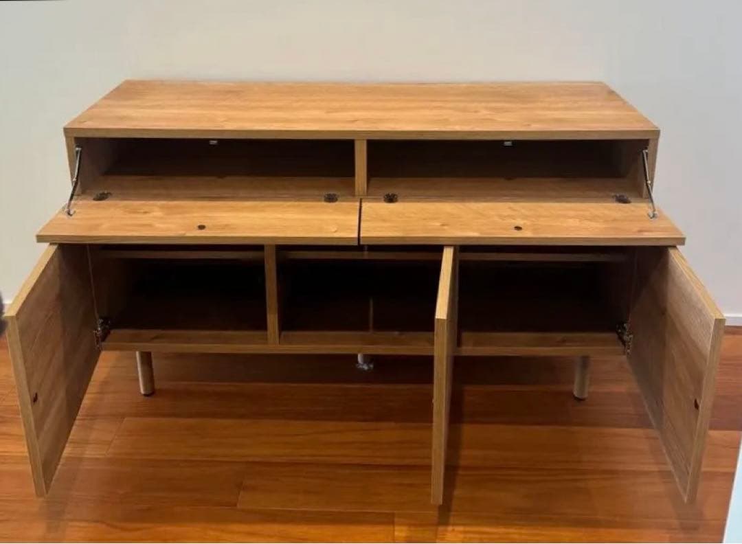 美品　LOWYA ロウヤ　キャビネットサイドボード　チェスト　棚　幅120