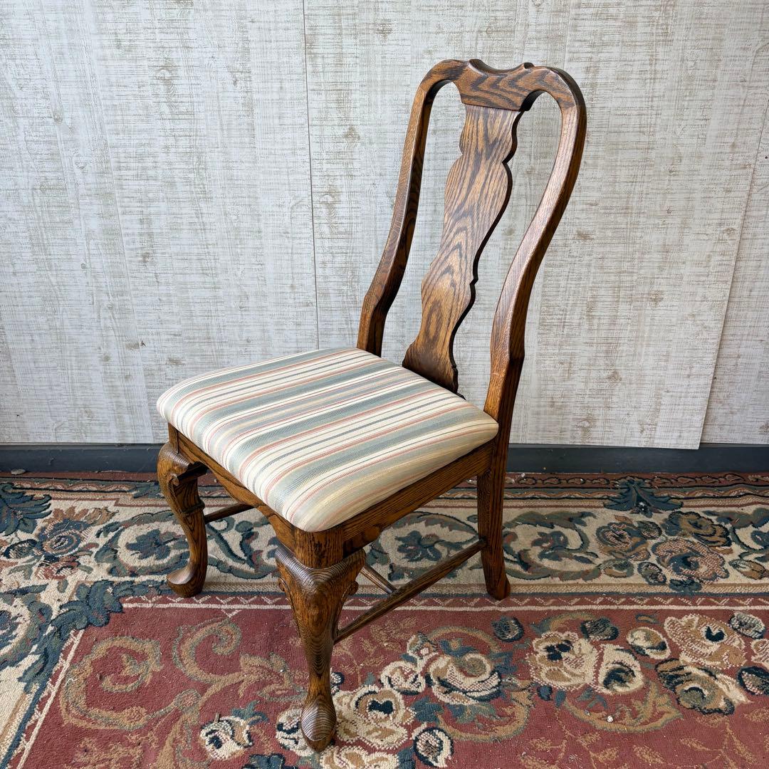 USA製 オリバーアメリカ レッドオーク材 ベントウッドチェア アームレスチェア