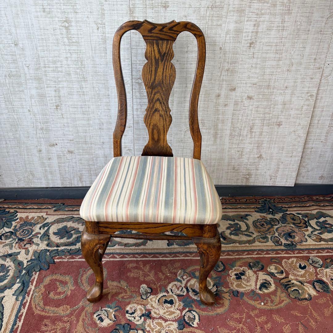 USA製 オリバーアメリカ レッドオーク材 ベントウッドチェア アームレスチェア