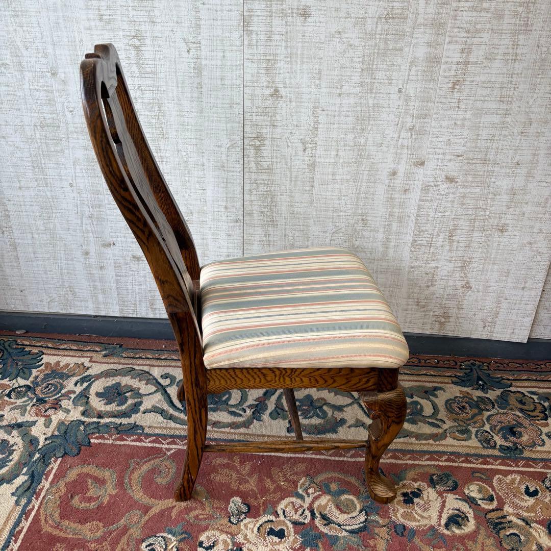 USA製 オリバーアメリカ レッドオーク材 ベントウッドチェア アームレスチェア