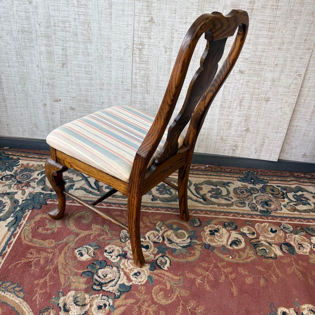 USA製 オリバーアメリカ レッドオーク材 ベントウッドチェア アームレスチェア