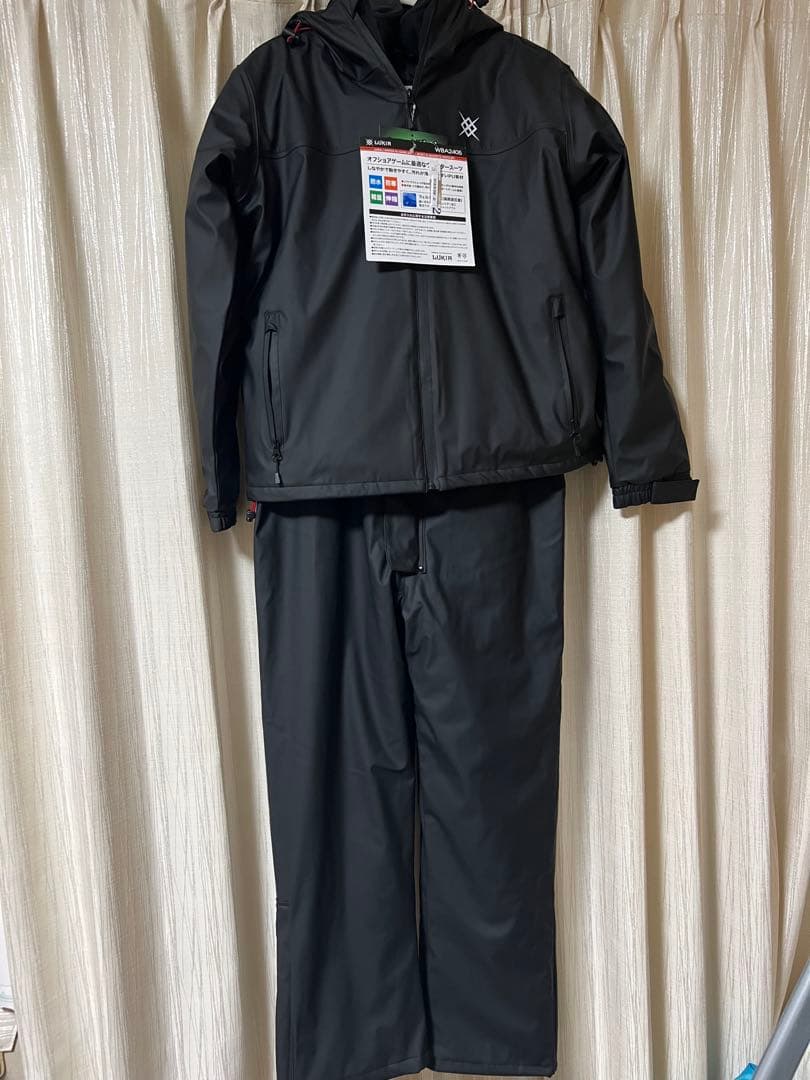 ルキア (LUXIA) PU素材　防寒上下セット　Lサイズ