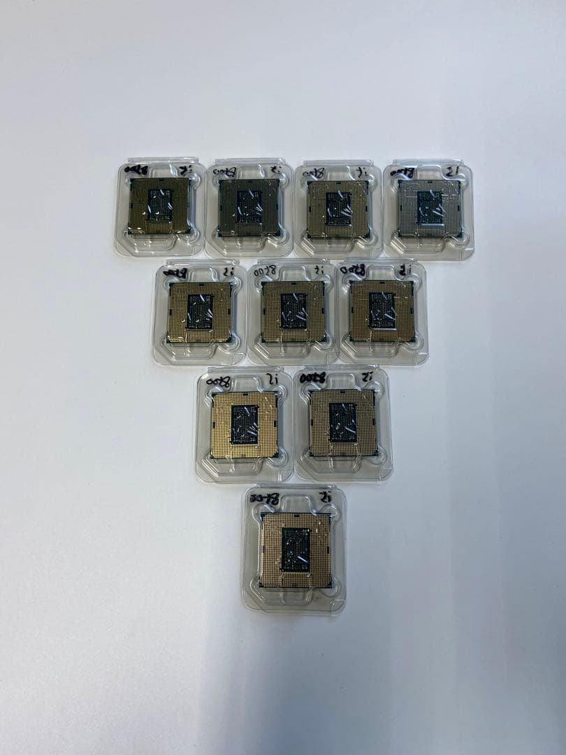 CPU INTEL CORE i5-8500 SR3XE 10枚 ジャンク